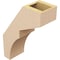 Ekena Millwork 5-inch W x 12-inch D x 16-inch H Monterey Rough Cedar Woodgrain TimberThane Knee Brace, Primed BRCUR05X12X16MONRCPR - alternate 6
